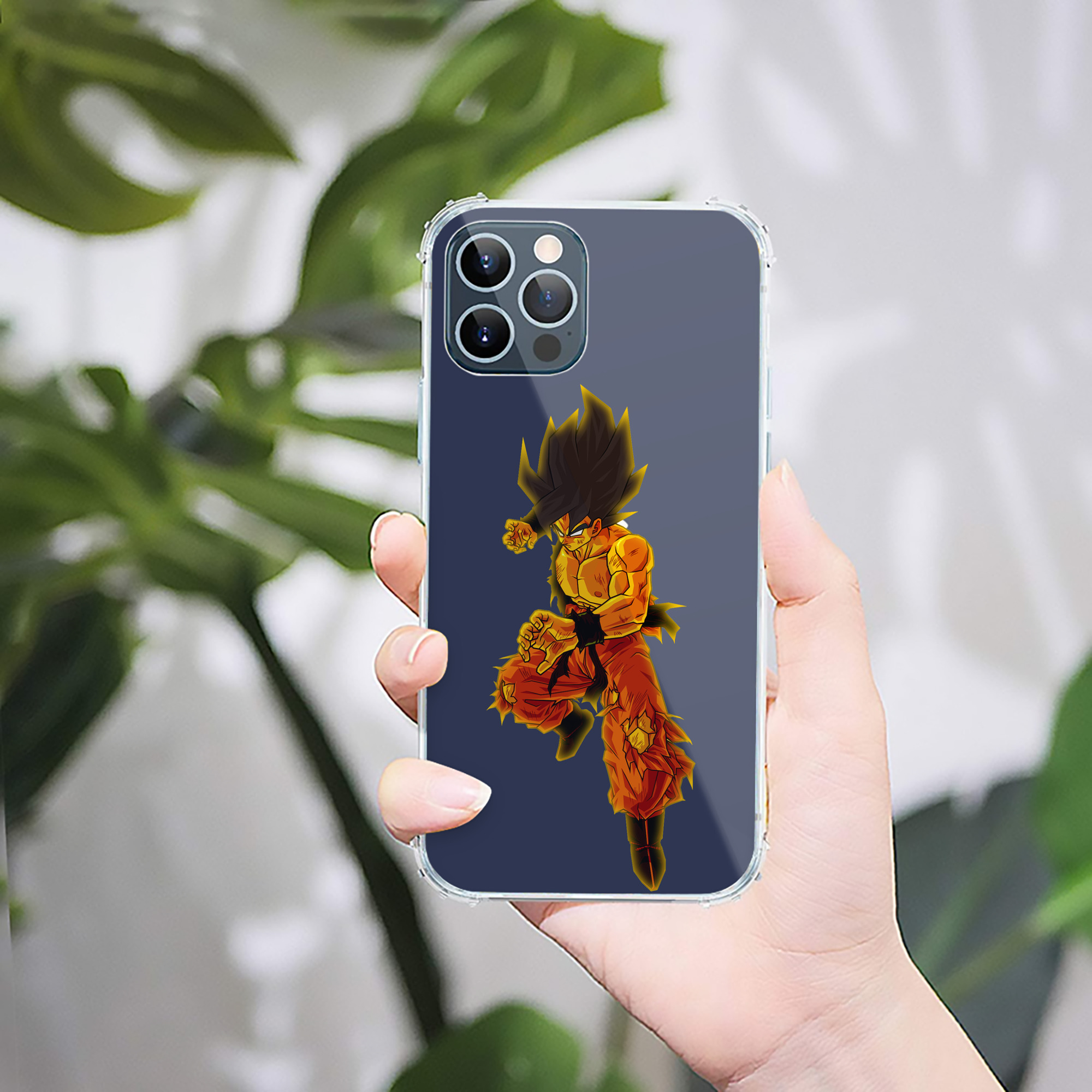 （画像用） ドラゴンボール 孫 悟飯（そんごはん）DRAGON BALL Son Gohan 【iPhone 12シリーズ対応】透明スマホケース（クリアソフトケース）
